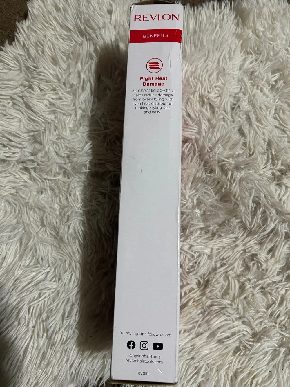 Revlon Black and Silver Perfect Heat Curling Iron